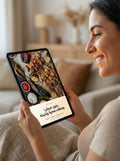 كتاب رقمي شامل يقدّم لك وصفات صحية لذيذة، محسوبة، وسهلة التطبيق